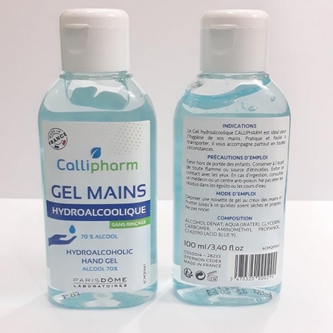 Gel Hydroalcoolique Callipharm - 100ml